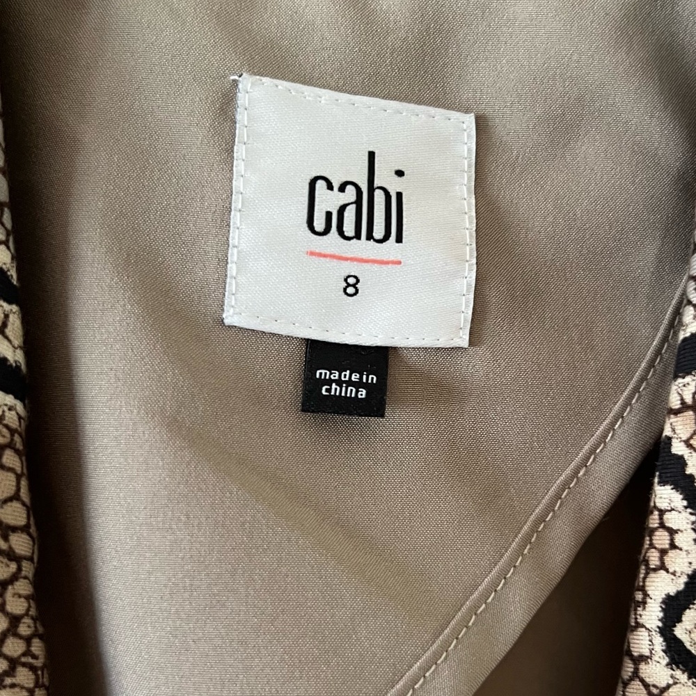 Cabi Python Snakeskin Blazer 3733 Jacket Career B… - image 5